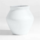 Wabi White Fiberstone Planter by Leanne Ford.