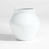 Wabi White Fiberstone Planter by Leanne Ford.