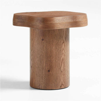 Winslow Oak Wood Side Table by Jake Arnold.