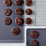 Crate & Barrel Slate Blue Jelly Roll Pan.
