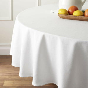 Abode White Tablecloth