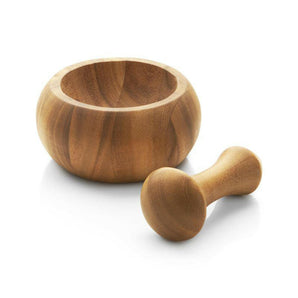 Acacia Mortar and Pestle.
