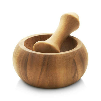 Acacia Mortar and Pestle.