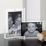 Acrylic 8x10 Block Picture Frame.