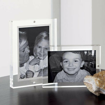 Acrylic 8x10 Block Picture Frame.