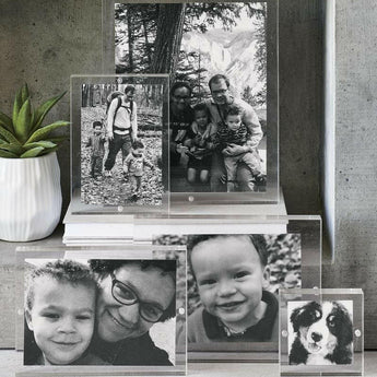 Acrylic 8x10 Block Picture Frame.