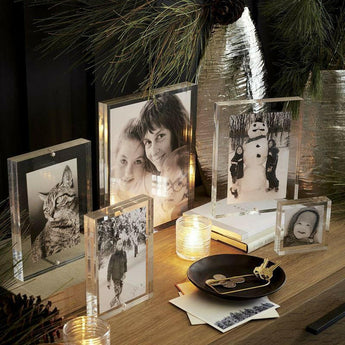 Acrylic 8x10 Block Picture Frame.