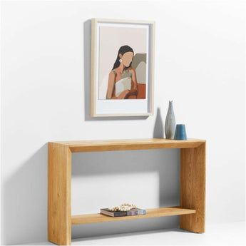 Baja Natural Oak 54" Console Table.