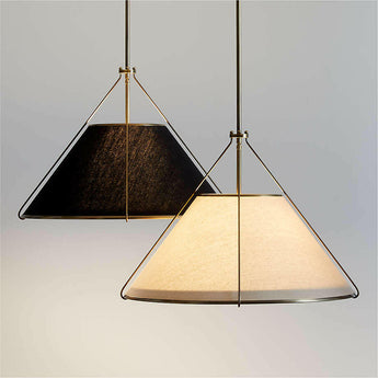 Remi Black Conical Pendant Light.