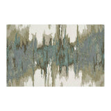 Birch Wool-Blend Abstract Rug.