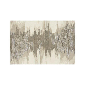 Birch Wool-Blend Abstract Rug.