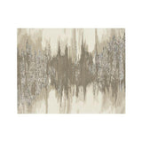 Birch Wool-Blend Abstract Rug.