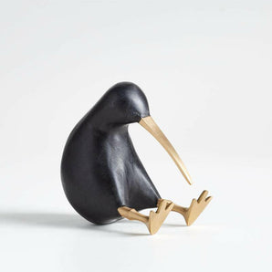 Black Wood Kiwi Bird