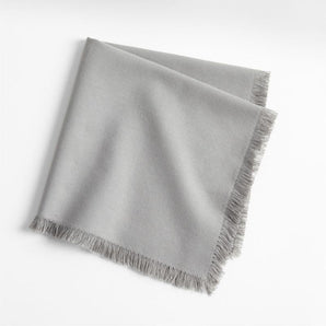 Craft Metal Grey Fringe Napkin.