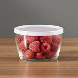 Clear Glass Bowl with Lid.