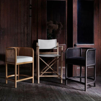 Fields Natural Cane Counter Stool by Leanne Ford.