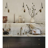 Facette White Vase 8.5" by Athena Calderone.