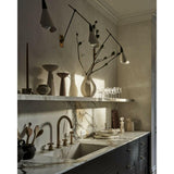 Facette White Vase 8.5" by Athena Calderone.