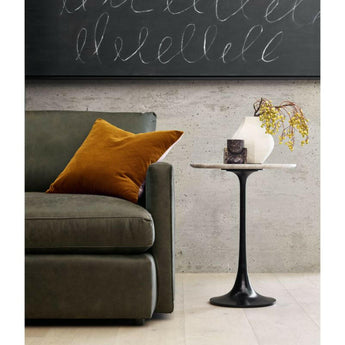 Facette White Vase 8.5" by Athena Calderone.