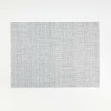 Chilewich ® Rectangular Crepe Silver Easy-Clean Vinyl Placemat.