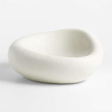 Cirro White Ceramic Centerpiece Bowl 16".