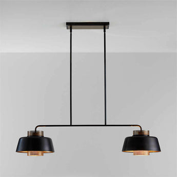 Colin Perforated Metal 2-Light Pendant.