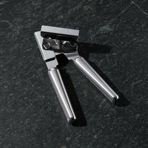Crate & Barrel Brushed Stainless Steel Can Opener