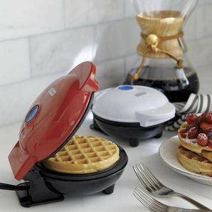 Dash® Red Mini Waffle Maker.