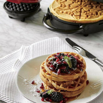 Dash® Red Mini Waffle Maker.