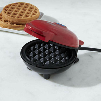 Dash® Red Mini Waffle Maker.
