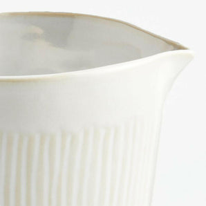 Dover White Gravy Pitcher.