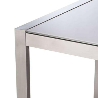 Dune Rectangular Dining Table with Painted Glass.