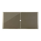 Dune Rectangular Dining Table with Painted Glass.