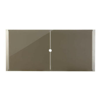 Dune Rectangular Dining Table with Painted Glass.