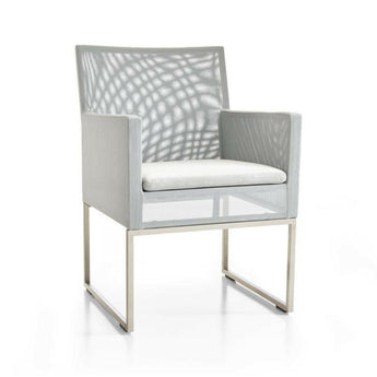 Dune Dining Chair with Sunbrella® Cushion.