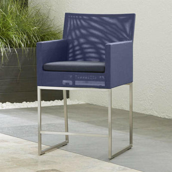 Dune Counter Stool with Sunbrella® Cushion.