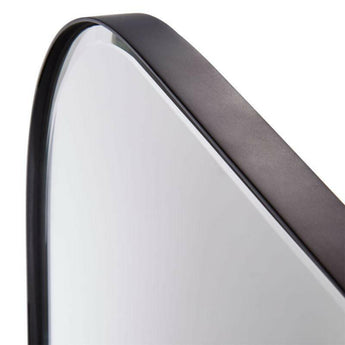Edge Gunmetal Arch Wall Mirror.