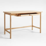 Elias 48" Natural Elm Wood Desk.