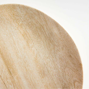 Faux Bois Melamine Dinner Plate.