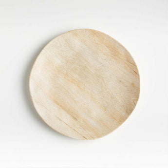 Faux Bois Melamine Salad Plate.