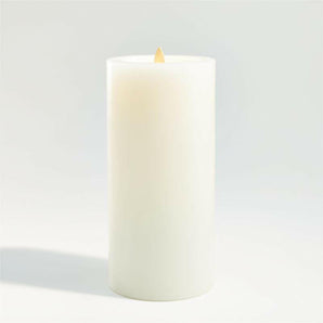 Flicker Flameless Wax Pillar Candle.