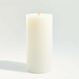 Flicker Flameless Wax Pillar Candle.