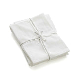White Flour Sacks, Set of 3.