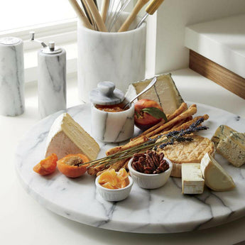 French Kitchen Marble Salt Cellar.