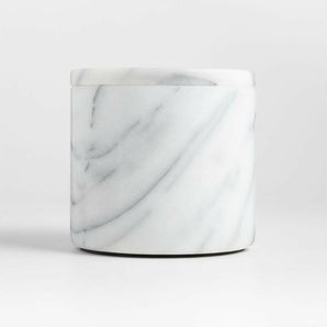 French Kitchen Small Marble Canister.