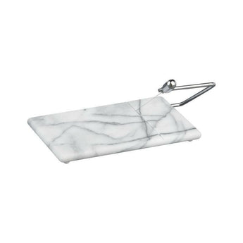 French Kitchen Marble Cheese Board with Slicer.