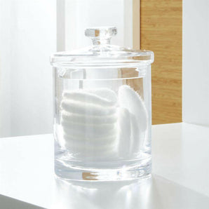 Large Glass Canister.