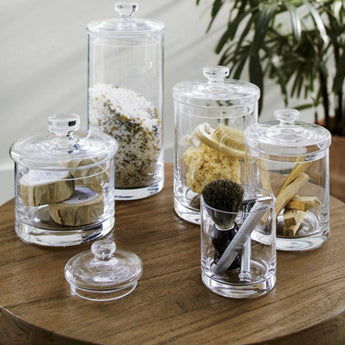 Small Glass Canister.