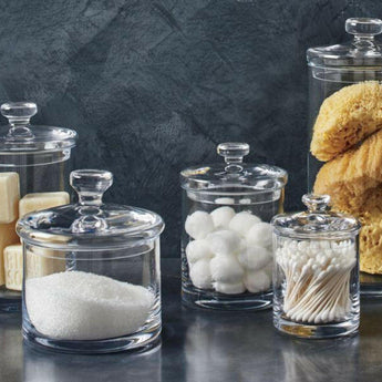 Large Glass Canister.