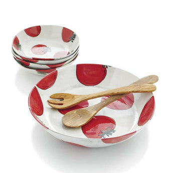 Olivewood 2-Piece Salad Serving Set.